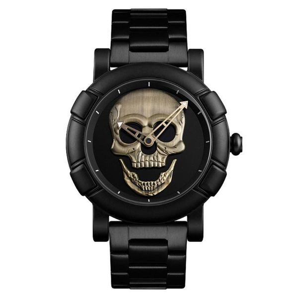 men's watch men creativity watches stainless steel male water resistant wristwatch big dial personality three-dimensional, Slivery;brown
men's watch men creativity watches stainless steel male water resistant wristwatch big dial personality three-dimensional, Slivery;brown