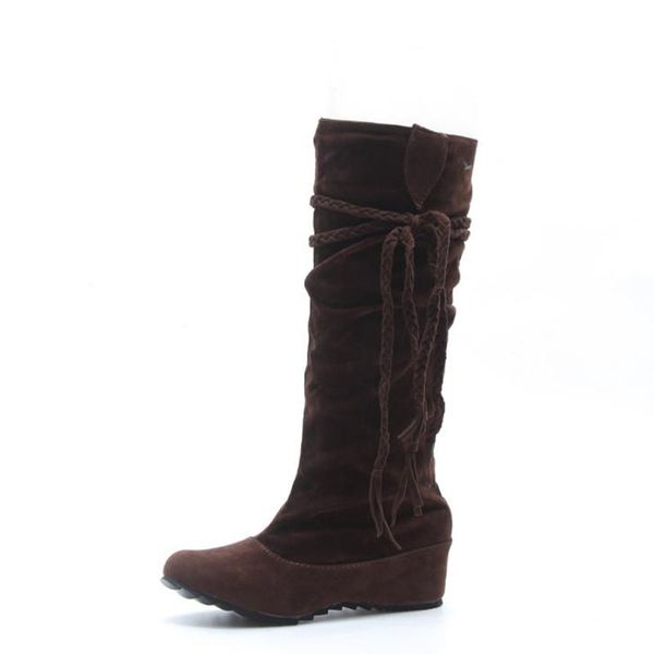 popular women's boots in autumn and winter 2020 vintage large rope woven frosted high sleeve warm women's boots with high fringe, Black
popular women's boots in autumn and winter 2020 vintage large rope woven frosted high sleeve warm women's boots with high fringe, Black