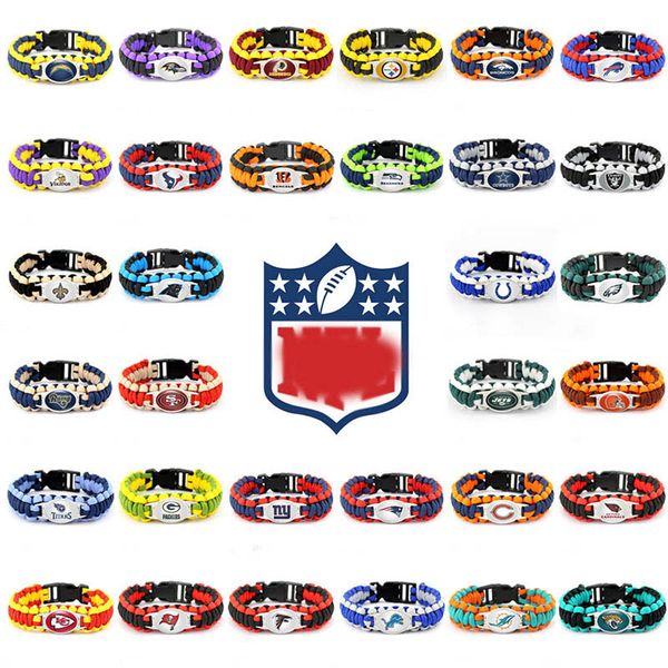 us football charms 5pcs/lot bracelet hand-woven rope sports football series for women men gift party jewelry accessory, Golden;silver
us football charms 5pcs/lot bracelet hand-woven rope sports football series for women men gift party jewelry accessory, Golden;silver