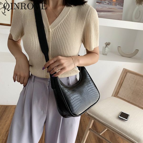 women's baguette-bags hobos crocodile-pattern handbags shoulder-bags small retro handle bag black yellow female pu crossbody bag
women's baguette-bags hobos crocodile-pattern handbags shoulder-bags small retro handle bag black yellow female pu crossbody bag