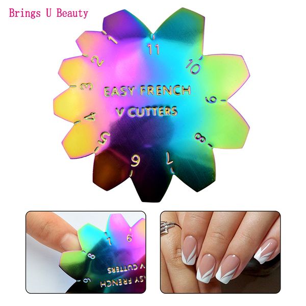 nail art templates pro rainbow v-shape/c-curve/oval shape cutter trimmer french line edge easy tool v/c smile design, White
nail art templates pro rainbow v-shape/c-curve/oval shape cutter trimmer french line edge easy tool v/c smile design, White