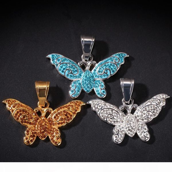 hip hop coloured butterfly pendant micro pave cubic zirconia bling ice out animal pendants necklaces for men rapper jewelry, Silver
hip hop coloured butterfly pendant micro pave cubic zirconia bling ice out animal pendants necklaces for men rapper jewelry, Silver