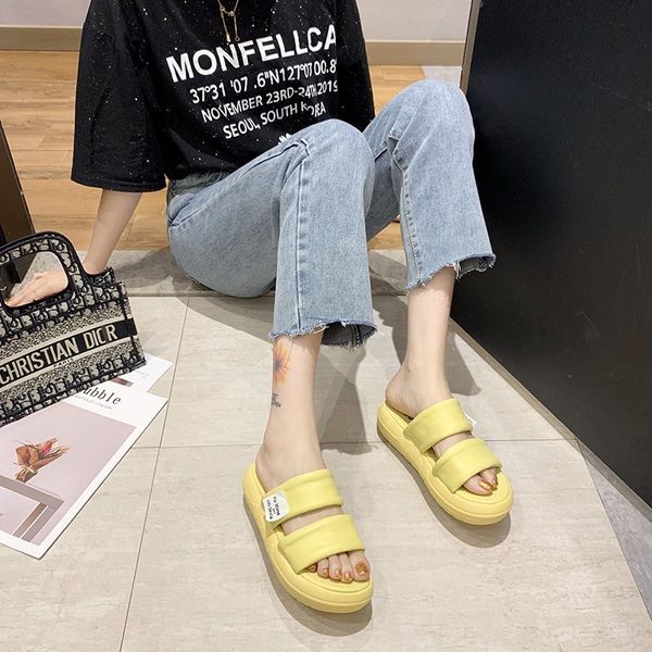 summer 2020 new fashion wild sandals thick bottom slippers female muffin bottom wear increased sandals and slippers x060, Black
summer 2020 new fashion wild sandals thick bottom slippers female muffin bottom wear increased sandals and slippers x060, Black