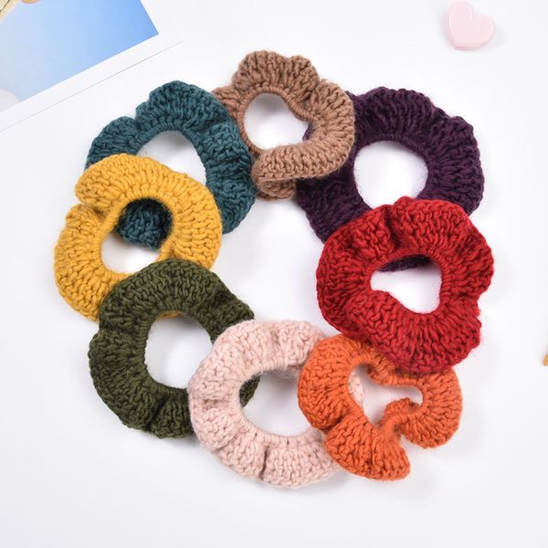 winter women elegant handmade knitting elastic hair bands tie scrunchie rubber bands ponytail holder fashion hair accessories, Slivery;white
winter women elegant handmade knitting elastic hair bands tie scrunchie rubber bands ponytail holder fashion hair accessories, Slivery;white