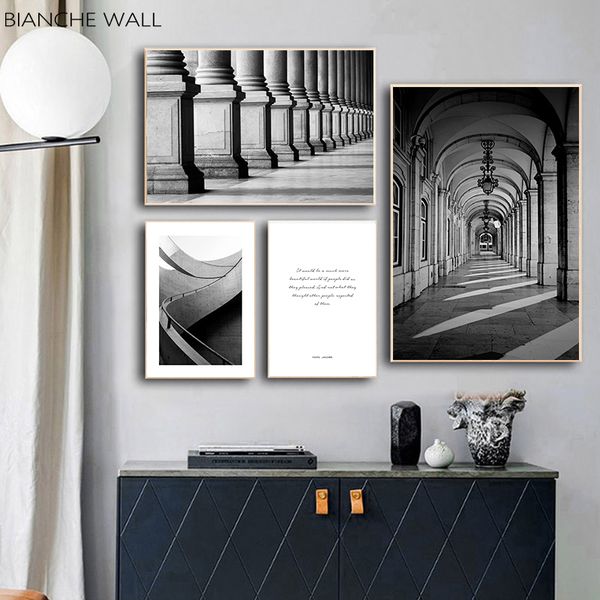 corridor stairs landscape picture inspirational quote black white building poster nordic wall art canvas print painting decor
corridor stairs landscape picture inspirational quote black white building poster nordic wall art canvas print painting decor