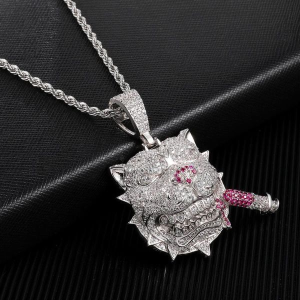 hip hop chain men iced out cubic zircon dog animal necklaces copper chain necklace for men jewelry with tennis, Silver
hip hop chain men iced out cubic zircon dog animal necklaces copper chain necklace for men jewelry with tennis, Silver