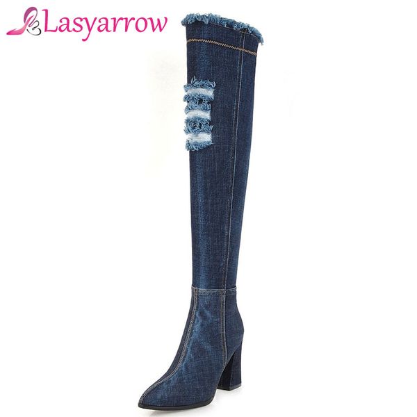 lasyarrow 2020 winter new elastic hole cowboy washed tassels over the knee boots pointed thick with female thigh high long boots, Black
lasyarrow 2020 winter new elastic hole cowboy washed tassels over the knee boots pointed thick with female thigh high long boots, Black