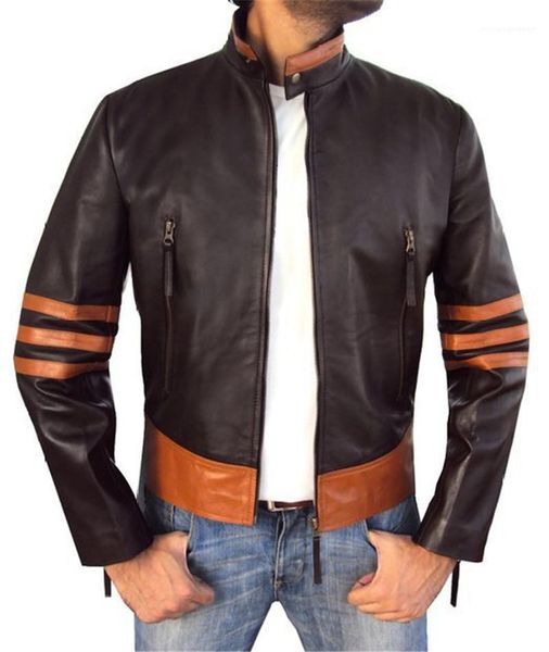 motorcycles jacket casual patchwork color mens coats designer mens leather jacket stand collar long sleeve mens, Black
motorcycles jacket casual patchwork color mens coats designer mens leather jacket stand collar long sleeve mens, Black