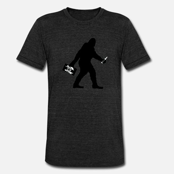 sasquatch t shirt men customize tee shirt o neck novelty crazy comfortable summer kawaii shirt