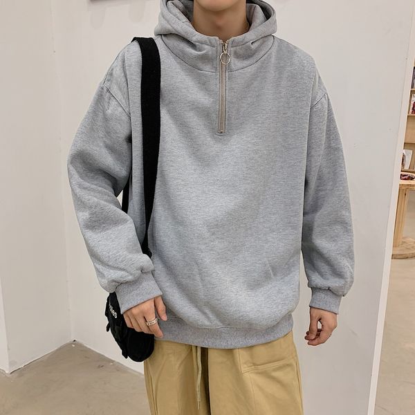 trend loose fitting hooded men's korean version cool casual clothes autumn kg-126, Black
trend loose fitting hooded men's korean version cool casual clothes autumn kg-126, Black