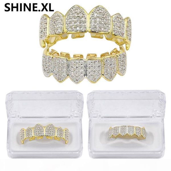 vampirenew design hip hop teeth grillz позолоченные замороженный вне циркон клыка cap top bottom грили vampire set, Black
vampirenew design hip hop teeth grillz позолоченные замороженный вне циркон клыка cap top bottom грили vampire set, Black