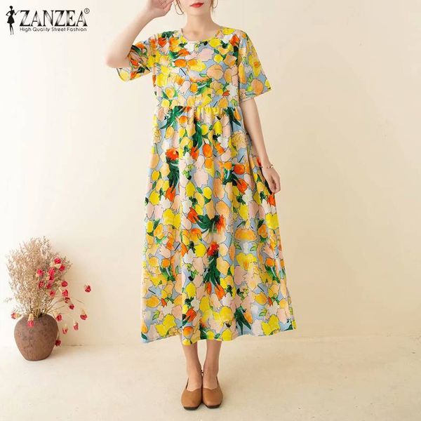 party dresses plus size women's summer sundress zanzea vintage printed mid-calf dress short sleeve vestidos female casual o neck 5xl, White;black
party dresses plus size women's summer sundress zanzea vintage printed mid-calf dress short sleeve vestidos female casual o neck 5xl, White;black