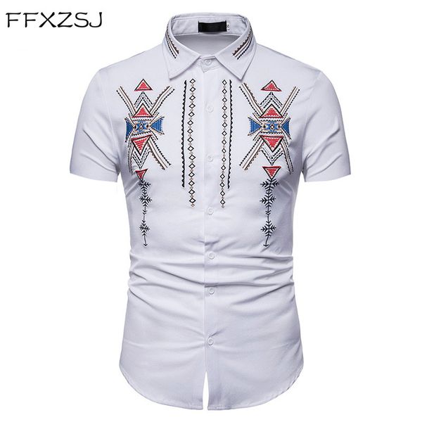 ffxzsj summer fashion totem embroidered shirt slim fit short sleeve camisas in 2020 new button casual shirt ethnic men, White;black
ffxzsj summer fashion totem embroidered shirt slim fit short sleeve camisas in 2020 new button casual shirt ethnic men, White;black