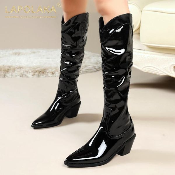 lapolaka new fashion 2020 plus size 46 chunky heels concise shoes ladies boots slip on pointed toe autumn boots woman shoes, Black
lapolaka new fashion 2020 plus size 46 chunky heels concise shoes ladies boots slip on pointed toe autumn boots woman shoes, Black