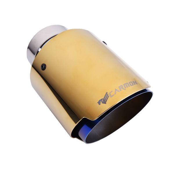 car universal burnt blue stainless steel exhaust tip golden color cover muffler tip for bmw benz audi vw golf parts
car universal burnt blue stainless steel exhaust tip golden color cover muffler tip for bmw benz audi vw golf parts