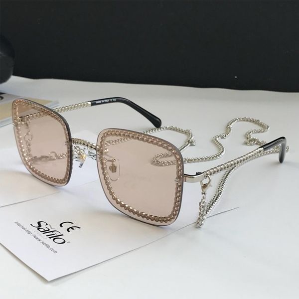 4244 Popular Sunglasses for Women Square Sunglass with Chain UV Protection with Long Chain Top Quality with Original Box
4244 Popular Sunglasses for Women Square Sunglass with Chain UV Protection with Long Chain Top Quality with Original Box