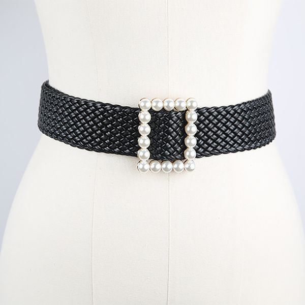 rhinestone decorative buckle women belts weave pu leather waist strap dress casual black ladies female waistband, Black;brown
rhinestone decorative buckle women belts weave pu leather waist strap dress casual black ladies female waistband, Black;brown