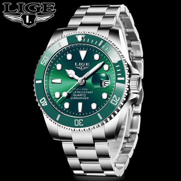 lige listing luxury fashion men watch 30atm waterproof date clock male sport watch men quartz wristwatch relogio masculino+box t200815, Slivery;brown
lige listing luxury fashion men watch 30atm waterproof date clock male sport watch men quartz wristwatch relogio masculino+box t200815, Slivery;brown