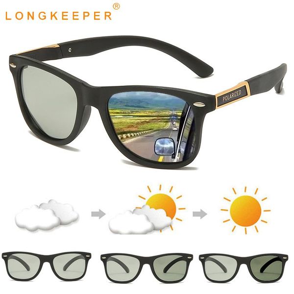 longkeeper rivet pchromic sunglasses men polarized discoloration sun glasses women change color driving oculos uv400, White;black
longkeeper rivet pchromic sunglasses men polarized discoloration sun glasses women change color driving oculos uv400, White;black