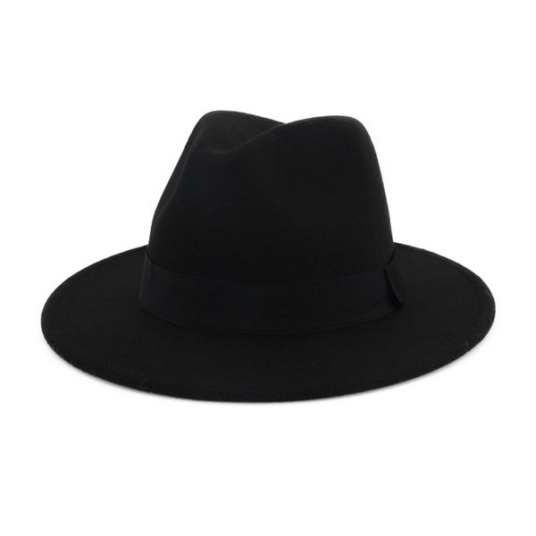 qiuboss mens women black red patchwork wool felt floppy jazz fedoras hats with ribbon band wide brim panama trilby formal hat y200619, Blue;gray
qiuboss mens women black red patchwork wool felt floppy jazz fedoras hats with ribbon band wide brim panama trilby formal hat y200619, Blue;gray