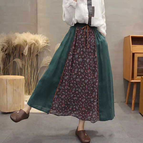 lamtrip forest floral print patchwork layers skirt female cotton linen skirt 2020 autumn winter, Black
lamtrip forest floral print patchwork layers skirt female cotton linen skirt 2020 autumn winter, Black