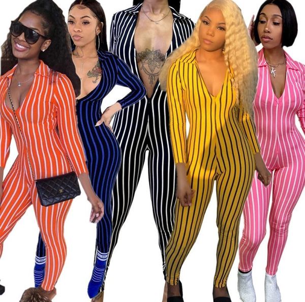 womens jumpsuit stripe long sleeve v-neck rompers club elegant fashion slim bodsuit pullover zipper comfortable night wear cy861, Black;white
womens jumpsuit stripe long sleeve v-neck rompers club elegant fashion slim bodsuit pullover zipper comfortable night wear cy861, Black;white