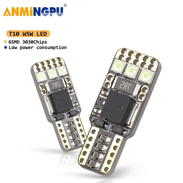 anmingpu 2x car led signal lamp w5w led canbus 3030smd white 168 194 t10 bulbs for cars clearance light license plate lights
anmingpu 2x car led signal lamp w5w led canbus 3030smd white 168 194 t10 bulbs for cars clearance light license plate lights