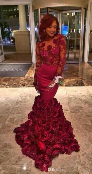 сексуальное высокое качество mermaid платья выпускного вечера burgundy backless вечерние платья роскошные sheer длинные рукава 3d rose цветы, Black;red
сексуальное высокое качество mermaid платья выпускного вечера burgundy backless вечерние платья роскошные sheer длинные рукава 3d rose цветы, Black;red
