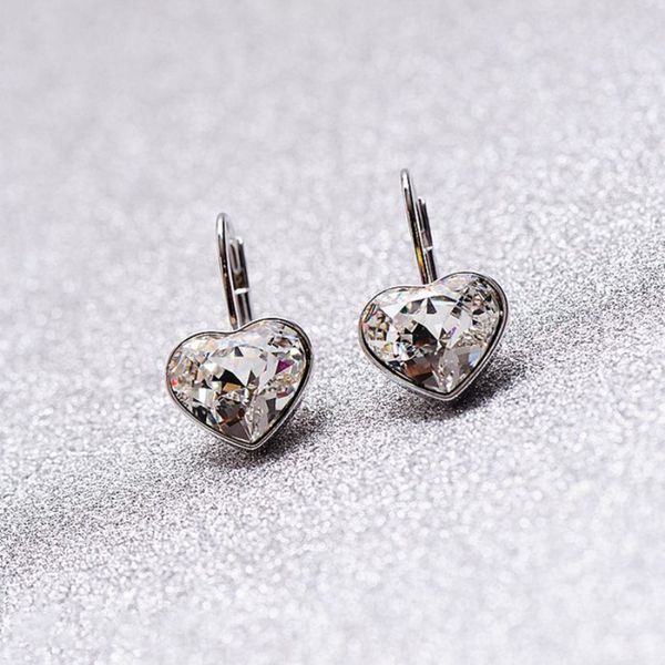 fashion heart bella boucle d'oreille femme made with austria crystal for women wedding party jewelery accessory bijoux girl gift, Silver
fashion heart bella boucle d'oreille femme made with austria crystal for women wedding party jewelery accessory bijoux girl gift, Silver