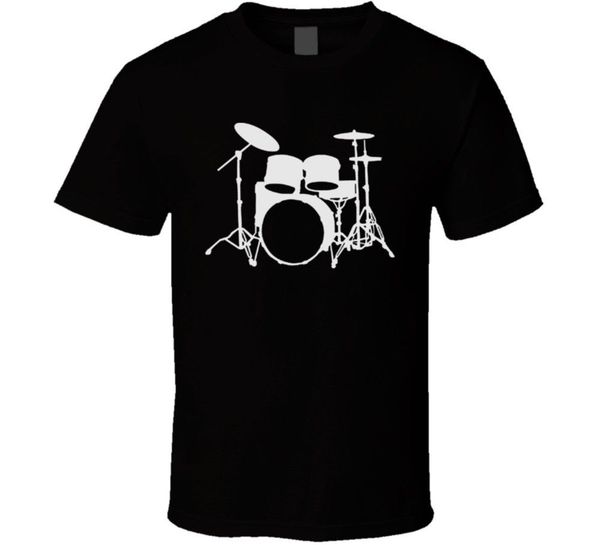 2019 male selling drummers drum set logo t shirt summer tee shirt