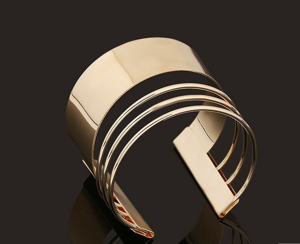 2015 new punk vintage gold plated cuff bangle alloy simple hollow out wide cuff braceletsb angles costume jewelry for women nz, Black
2015 new punk vintage gold plated cuff bangle alloy simple hollow out wide cuff braceletsb angles costume jewelry for women nz, Black