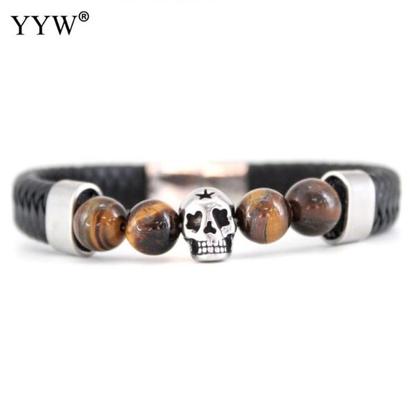 charm bracelets pulsera hombre mens 2021 crystal natural stone leather bracelet jewelry stainless steel skull, Golden;silver
charm bracelets pulsera hombre mens 2021 crystal natural stone leather bracelet jewelry stainless steel skull, Golden;silver