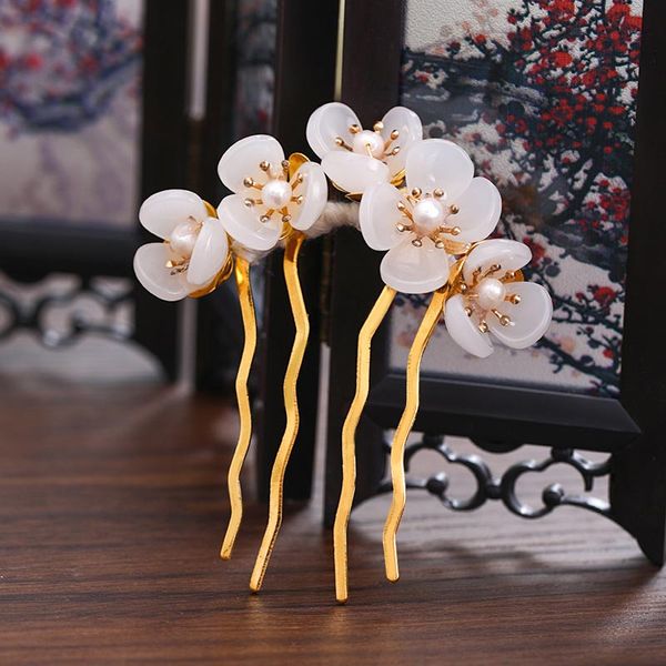 handmade vintage hairpin fresh flower faux pearl u-shaped hair sticks women wedding hair jewelry accessories lb, Golden;silver
handmade vintage hairpin fresh flower faux pearl u-shaped hair sticks women wedding hair jewelry accessories lb, Golden;silver