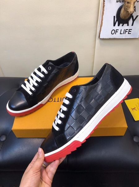 2021t limited edition men 's brand leather casual shoes ,comfortable and breathable lace -up sneakers ,a full set of original shoe box, Black
2021t limited edition men 's brand leather casual shoes ,comfortable and breathable lace -up sneakers ,a full set of original shoe box, Black