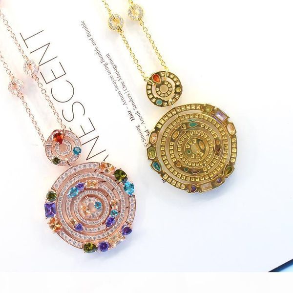 2019 fashion brand jewelry for women wedding jewellery accessories lady spin round pendant necklace gold plated, Silver
2019 fashion brand jewelry for women wedding jewellery accessories lady spin round pendant necklace gold plated, Silver