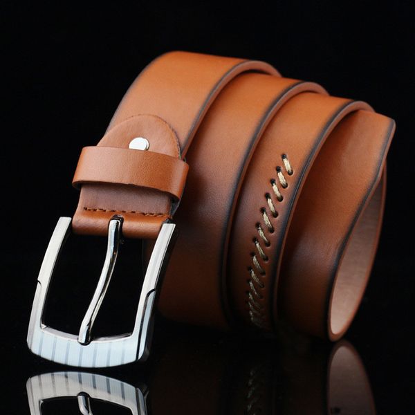 men's belt jeans simple retro vintage pin buckle men's leather belt luxury, Black;brown
men's belt jeans simple retro vintage pin buckle men's leather belt luxury, Black;brown
