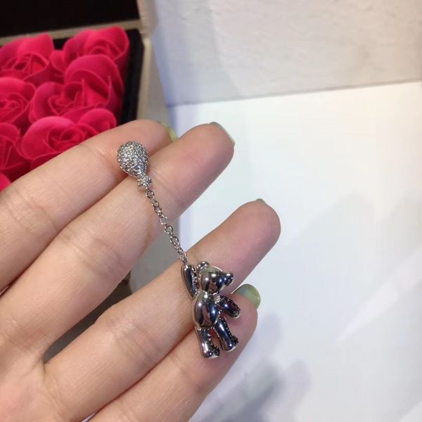 fashion gorgeous cz crystal balloon earring asymmetric panda earring for women fashion pet animal air balloon earring sliver 925 jewelry, Silver
fashion gorgeous cz crystal balloon earring asymmetric panda earring for women fashion pet animal air balloon earring sliver 925 jewelry, Silver