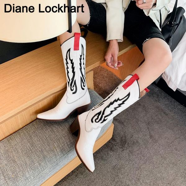 boots western women knee high cowboy fashion pointed toe sewing thick shoes female heels ladies autumn femmes bottes, Black
boots western women knee high cowboy fashion pointed toe sewing thick shoes female heels ladies autumn femmes bottes, Black