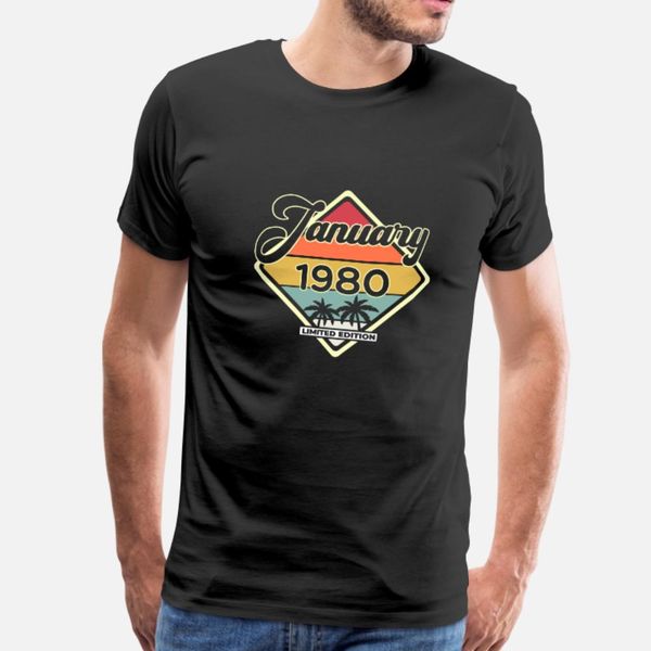 vintage january 40 year 1980 40th birthday gift t shirt men knitted cotton s-xxxl clothes interesting basic summer outfit shirt, White;black
vintage january 40 year 1980 40th birthday gift t shirt men knitted cotton s-xxxl clothes interesting basic summer outfit shirt, White;black