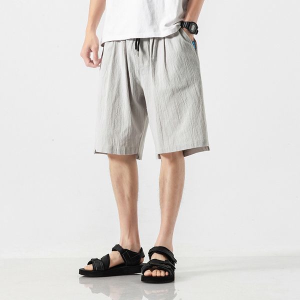 men's shorts yi dao vintage summer style japanese-style teenager cotton linen casual trend loose-fit short shorts-40, White;black
men's shorts yi dao vintage summer style japanese-style teenager cotton linen casual trend loose-fit short shorts-40, White;black
