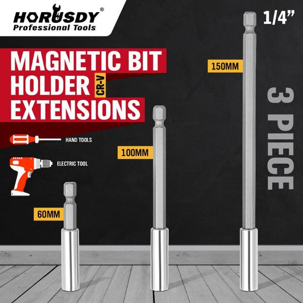 3pcs 1/4" hex rod shank long handle screwdriver magnetic bit extensions rod 3" 4" 6" quick release holder tool drill bit
3pcs 1/4" hex rod shank long handle screwdriver magnetic bit extensions rod 3" 4" 6" quick release holder tool drill bit