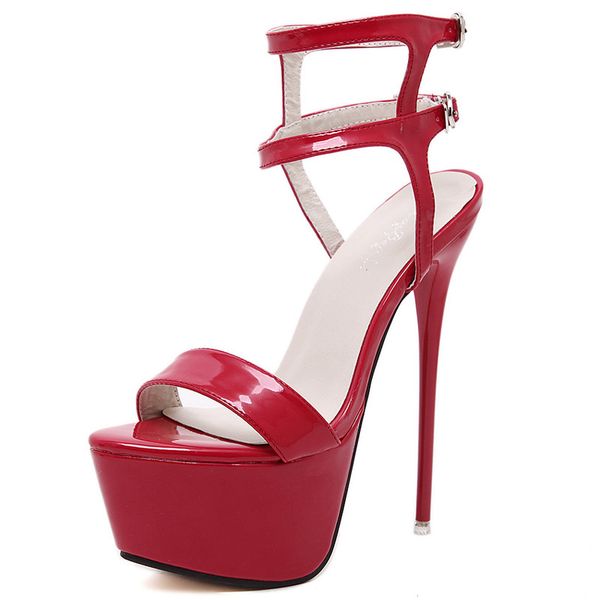 size 34-45 pu leather high heels sandals 16cm stripper shoes summer wedding party shoes women gladiator platform sandals3588503, Black
size 34-45 pu leather high heels sandals 16cm stripper shoes summer wedding party shoes women gladiator platform sandals3588503, Black