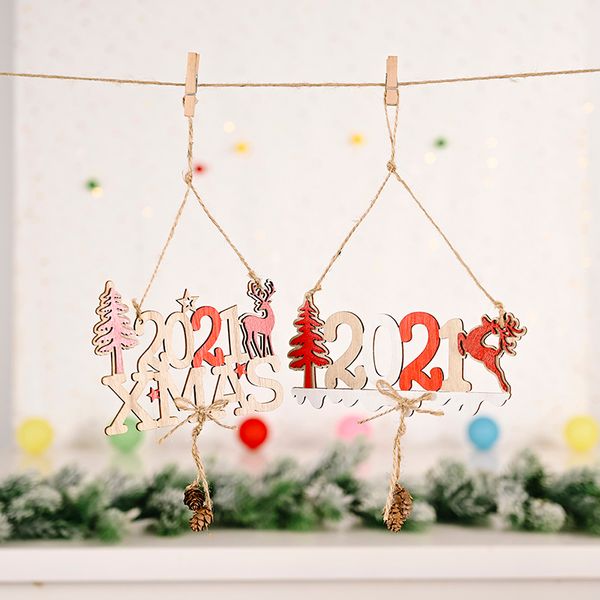 1pcs christmas tree elk natural wood 2021 wooden pendants diy wood craft sign christmas tree ornament home decoration
1pcs christmas tree elk natural wood 2021 wooden pendants diy wood craft sign christmas tree ornament home decoration