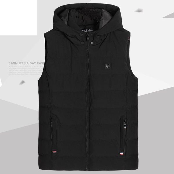 men's vest new style loose cotton male autumn winter oversized tide casual super large fashion coat plus size xl-6xl 7xl 8xl, Black;white 
men's vest new style loose cotton male autumn winter oversized tide casual super large fashion coat plus size xl-6xl 7xl 8xl, Black;white