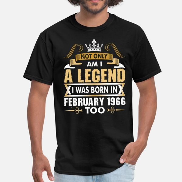 not only am i a legend i was born in february 1966 t shirt men customized 100% cotton plus size 3xl new fashion spring leisure shirt, White;black
not only am i a legend i was born in february 1966 t shirt men customized 100% cotton plus size 3xl new fashion spring leisure shirt, White;black