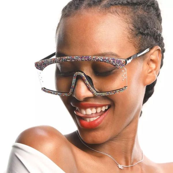 glitter diamond rhinestone sunglasses women oversized fashion brand designer one piece sun glasses vintage summer uv400 eyewear, White;black
glitter diamond rhinestone sunglasses women oversized fashion brand designer one piece sun glasses vintage summer uv400 eyewear, White;black