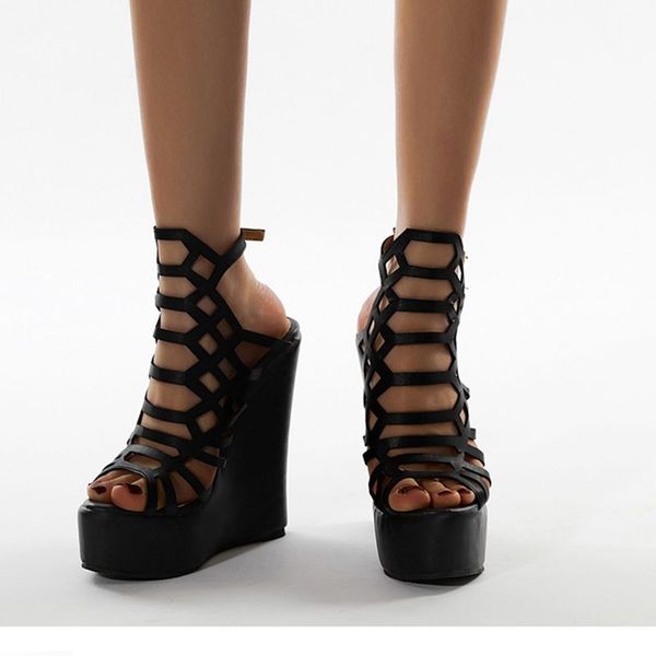 dress shoes 2021 wedges sandals women wedge platform black grid shaped hollowing out high heels pumps big size
dress shoes 2021 wedges sandals women wedge platform black grid shaped hollowing out high heels pumps big size