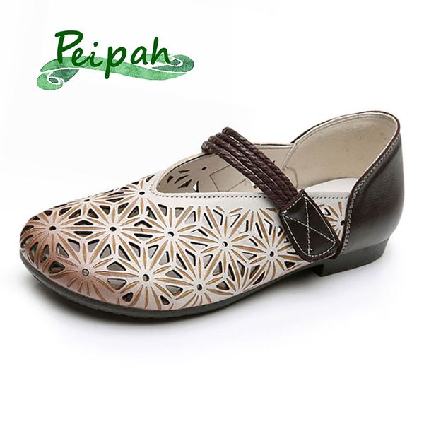 peipah retro handmade hollow out genuine leather women's flats shoes shallow slip on ladies loafers for women casual footwear, Black
peipah retro handmade hollow out genuine leather women's flats shoes shallow slip on ladies loafers for women casual footwear, Black