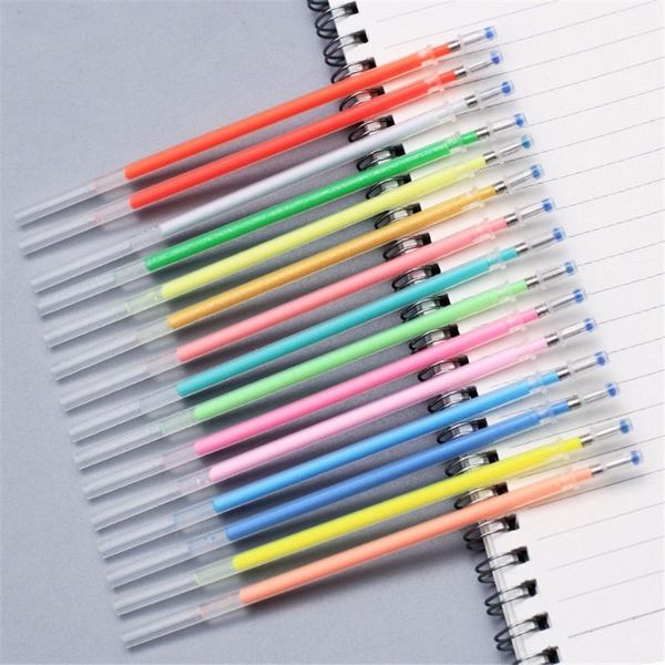 refills 12pcs colorful glitter metallic gel pen watercolor fluorescent ink replacement signature rods school stationery, Black;red
refills 12pcs colorful glitter metallic gel pen watercolor fluorescent ink replacement signature rods school stationery, Black;red
