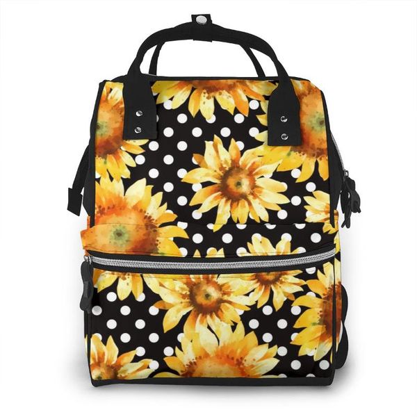 mummy bag sunflowers dots nappy backpack large capacity stroller bag mom baby multi-function waterproof outdoor diaper bags
mummy bag sunflowers dots nappy backpack large capacity stroller bag mom baby multi-function waterproof outdoor diaper bags